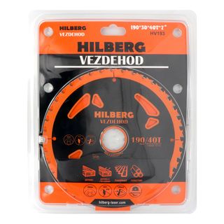 Диск пильный Hilberg Vezdehod 190*30*40Т*7 град.