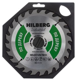 Диск пильный Hilberg Industrial Дерево 185*20/16*24Т
