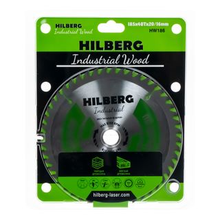 Диск пильный Hilberg Industrial Дерево 185*20/16*48Т