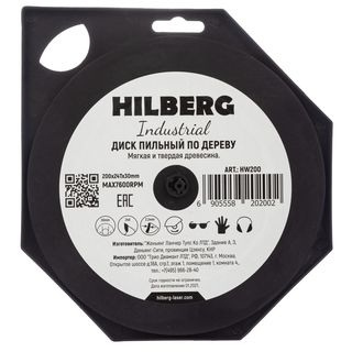 Диск пильный Hilberg Industrial Дерево 200*30*24Т