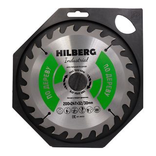 Диск пильный Hilberg Industrial Дерево 200*32/30*24Т