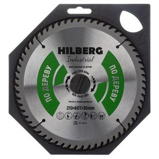 Диск пильный Hilberg Industrial Дерево 210*30*60Т