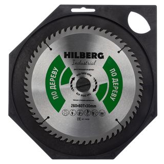 Диск пильный Hilberg Industrial Дерево 260*30*60Т