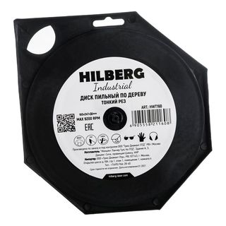 Диск пильный Hilberg Industrial Дерево тонкий рез 165*30*24Т