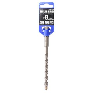 Бур для перфоратора по бетону 8*160мм SDS-plus Hilberg,