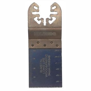 Полотно пильное погружное по древесине и пластику Hilberg Bi-M 34*40*18TPI