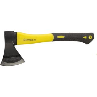 Топор STAYER FIBERGLASS кованый с двухкомпонентной рукояткой, 0,6кг, 2062-06