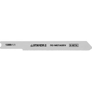 Полотна STAYER "PROFI", U118GF, Bi-Metall, по металлу (0,5-1,5мм), US-хвост., шаг 1,1мм, 50мм, 3шт, 15999-1,1