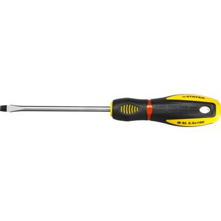 Отвертка STAYER "PROFI" "PROTech", намагниченная, Cr-Mo, SL5,5x100мм, 25131-05-10_z02