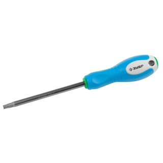 Отвертка ЗУБР, Cr-V, цветовая индикация типа шлица, TORX №40, 125мм, 25254-40-125