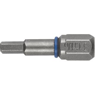 Биты ЗУБР "ЭКСПЕРТ" торсионные кованые, C 1/4", HEX4, 25мм (2шт), 26017-4-25-2