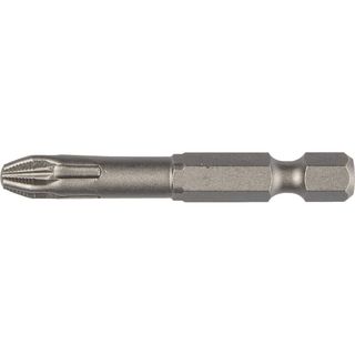 Биты KRAFTOOL "ЕХPERT" торсионные кованые, Cr-Mo сталь, E 1/4", PZ2, 50мм, 2шт, 26123-2-50-2