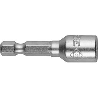 Биты ЗУБР "МАСТЕР" с торцовой головкой, магнитные, Cr-V, E 1/4", 8х45мм, 2шт, 26392-08-02