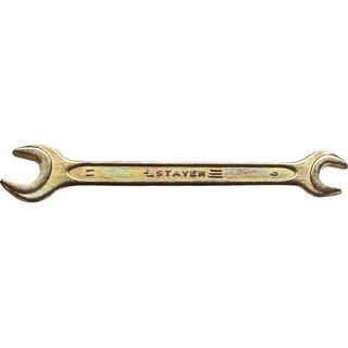 Ключ STAYER "MASTER" гаечный рожковый, 9х11мм, 27038-09-11