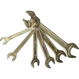 Набор STAYER Ключи "ТЕХНО" рожковые, 8-24мм, 6 предметов, 27041-H6