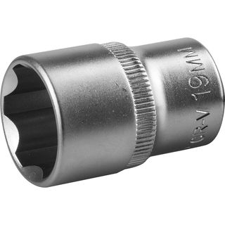 Торцовая головка ЗУБР "МАСТЕР" SUPER LOCK (1/2"), Cr-V, 19мм, 27725-19_z02