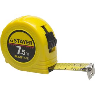 Рулетка STAYER "МASTER" MaxTape, 7м/25мм, 34014-07-25