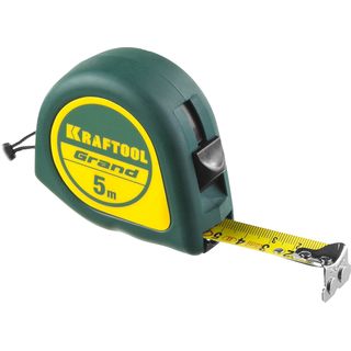 Рулетка KRAFTOOL GRAND, 5м/19мм, 34022-05-19