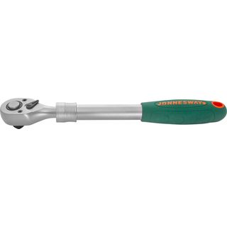 Рукоятка трещоточная телескопическая 1/2"DR, 72 зубца, 300-440 мм