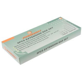 Набор удлинителей 1/4", 3/8", 1/2"DR, 50-250 мм, 8 предметов