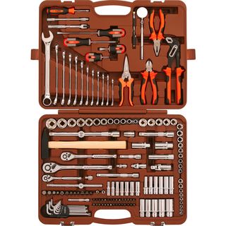 (OMT150S18) Набор инструмента универсальный 1/4", 3/8" и 1/2"DR, 150 предметов