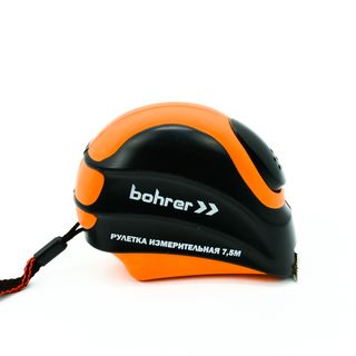Рулетка Bohrer измерительная Комфорт 7,5м х 25мм