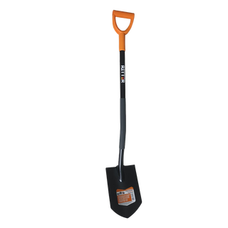Лопата штыковая Ritter Garden SolidM1 (заостренная, стальной черенок, сварное соединение, ручка ABS пластик) (6/1)