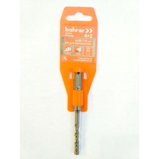 Бур SDS+ Bohrer Стандарт 6х50/110 (2 резца + 2 спирали)