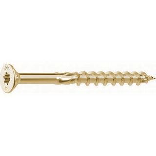 Шурупы с/нарез.д/дерева, потай 8х280 (50/100) желтый цинк