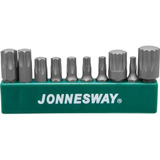 Набор вставок-бит 1/4’’HDR на пластиковом держателе, TORX, SPLINE, 10 предметов