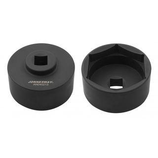 Торцевая головка 3/4"DR, 80 мм, для демонтажа крышки шкворня передней подвески грузовых автомобилей VOLVO FH12