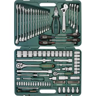 (S04H624101SA18) Набор инструмента универсальный 1/4", 1/2"DR, 101 предмет