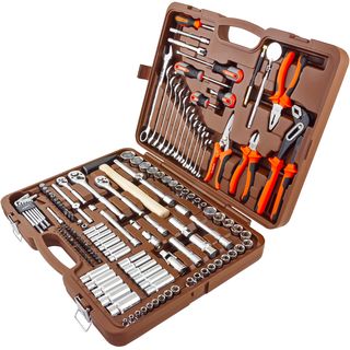 (OMT150S18) Набор инструмента универсальный 1/4", 3/8" и 1/2"DR, 150 предметов