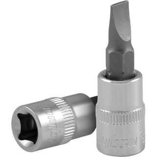 Насадка торцевая 1/4"DR с вставкой-битой шлицевой, SL5.5