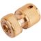 Соединитель с автостопом, латунь 1/2" FIT IT 77445