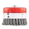 Щетка для УШМ Heavy Duty, 100 мм, М14, чашка, крученая проволока 0,5 мм Matrix 74672