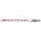 Полотна для электролобзика по дереву, 3 шт, T101DF, 75 x 4 мм, Bimetal Matrix Professional 78212