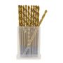 Сверло по металлу 2.5*57(30)мм (10шт) Hilberg Cobalt 5% TOP,