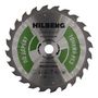 Диск пильный Hilberg Industrial Дерево тонкий рез 190*20*24Т
