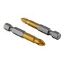 Бита Ritter WP PH 2x50 мм (TiN покрытие, сталь S2) (1 шт. в блистерной упаковке)
