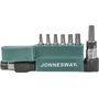 Комплект вставок-бит 1/4"DR T-TORX®, T10H-T40H, c Г-образным приводом, 8 предметов
