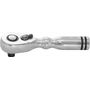 Рукоятка трещоточная укороченная 1/4"DR, 48 зубцов, 90 мм