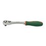 Рукоятка трещоточная 1/4"DR, 60 зубцов, 140 мм