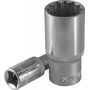 Головка торцевая глубокая 12-гранная 1/2"DR, 27 мм