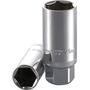 Головка торцевая свечная 3/8"DR, 21 мм